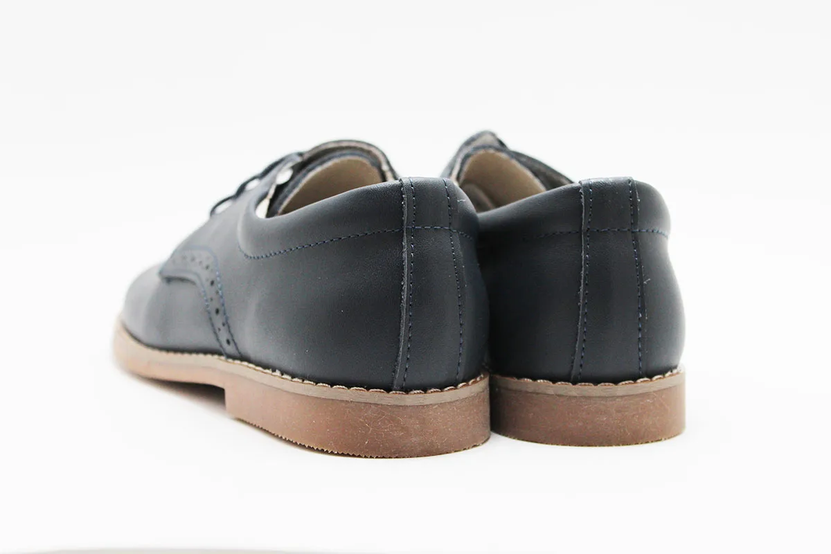 Zapato comunión niño azul marino
