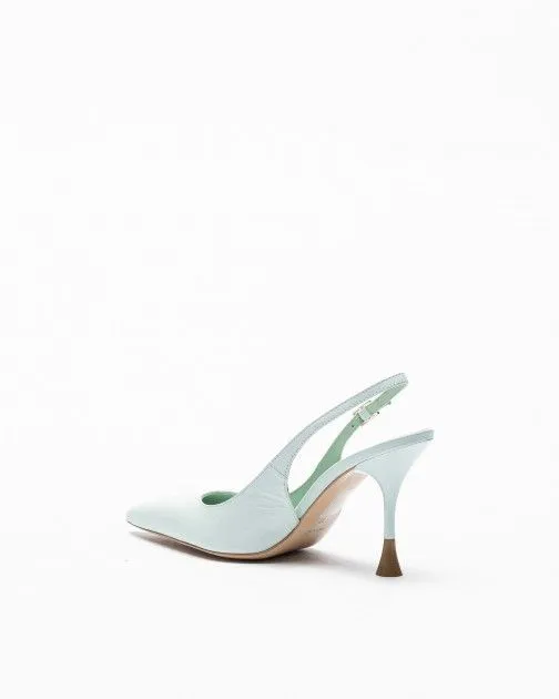 Zapato destalonado PROF Ines Azul