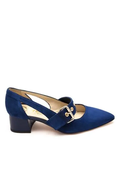 zapato el cuco hebilla azul