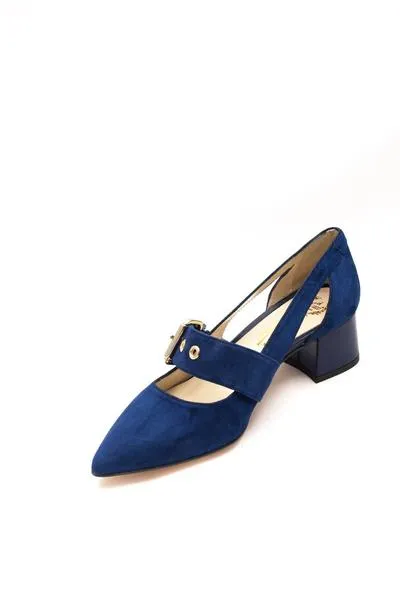 zapato el cuco hebilla azul