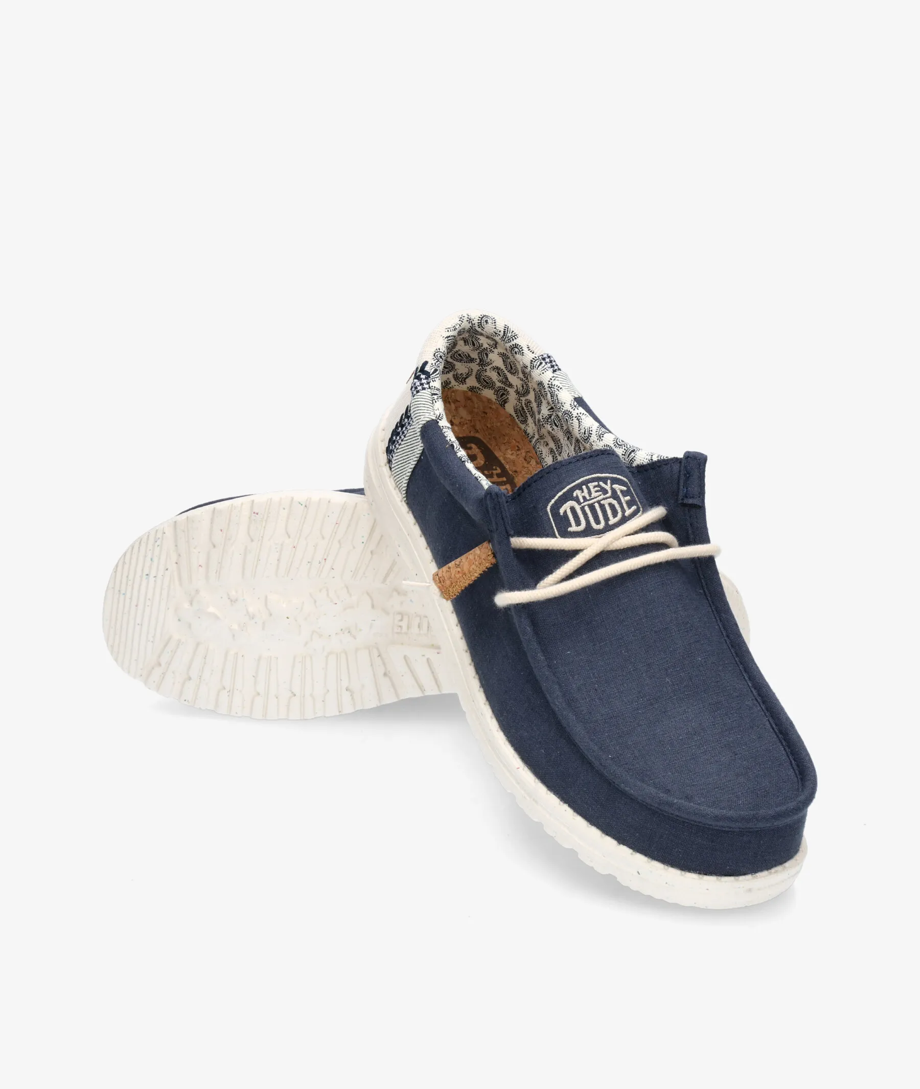 Zapatos casual Dude WALLY LINEN en azul marino