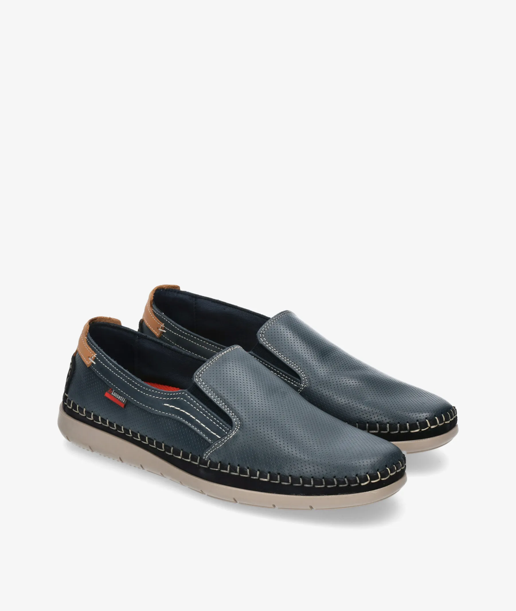 Zapatos casual LUISETTI 29505 NC en azul marino