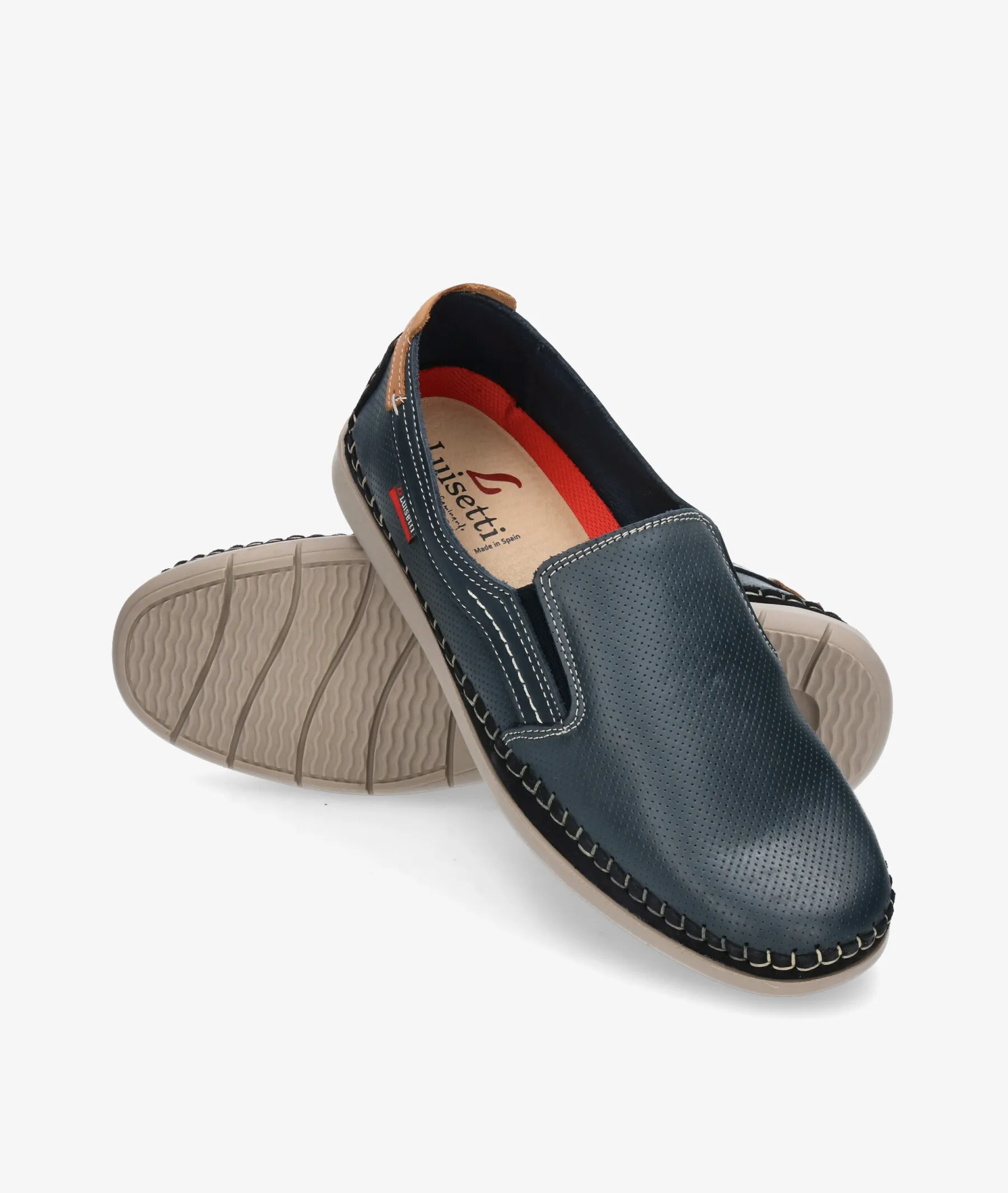 Zapatos casual LUISETTI 29505 NC en azul marino