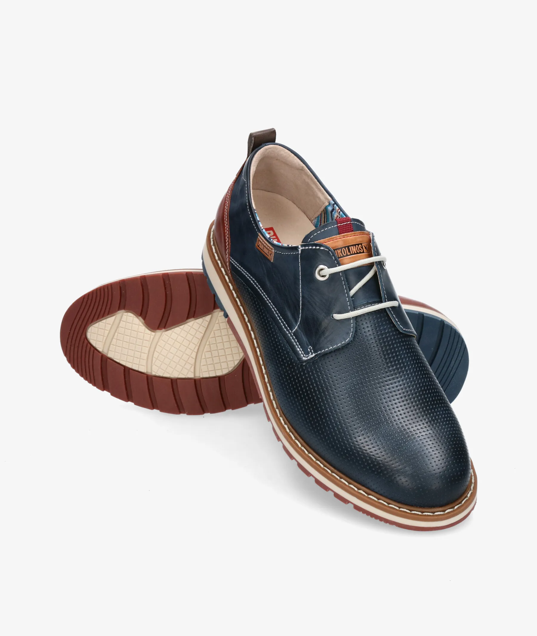 ZAPATOS CASUAL PIKOLINOS M8J4142 EN AZUL MARINO