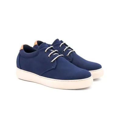 Zapatos Con Alzas Para Hombre Bronx Azul Masaltos