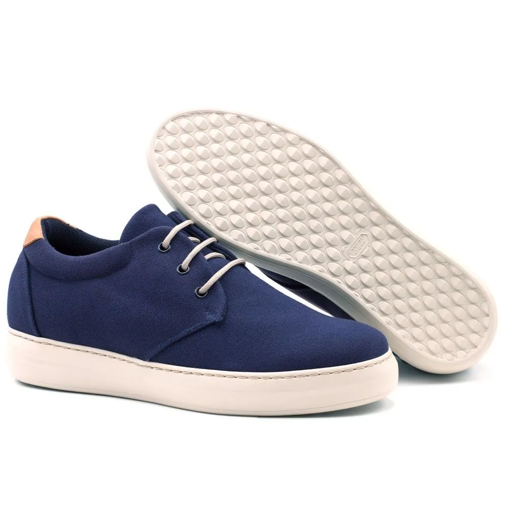 Zapatos Con Alzas Para Hombre Bronx Azul Masaltos