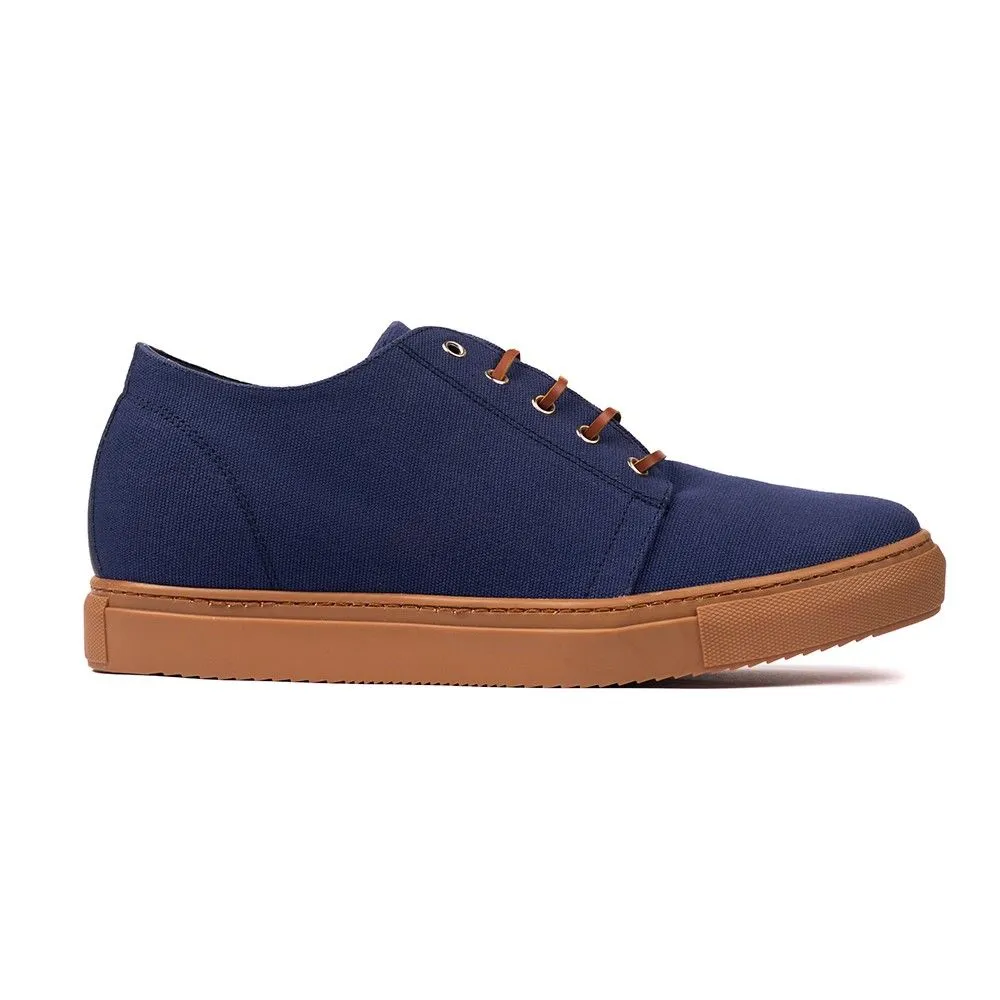 Zapatos Con Alzas Para Hombre Catania Azul Masaltos