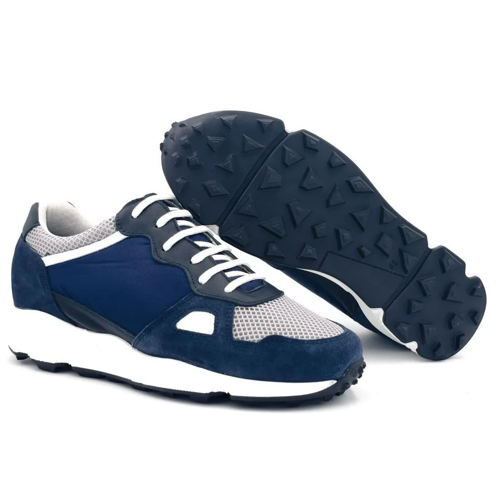 Zapatos Con Alzas Para Hombres Toronto Azul Masaltos