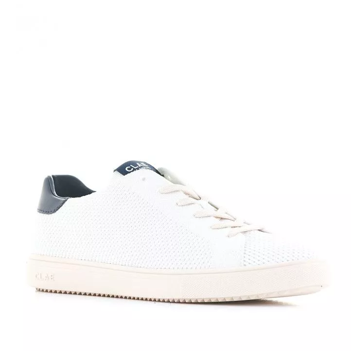 Zapatos sport CLAE blancas con parte trasera azul