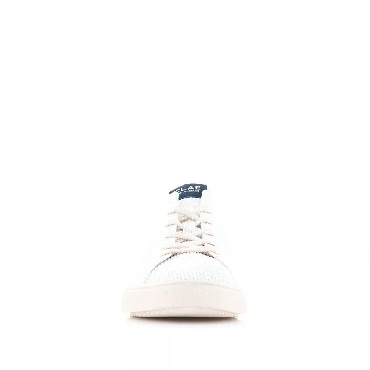 Zapatos sport CLAE blancas con parte trasera azul