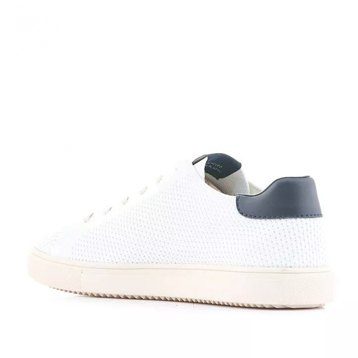 Zapatos sport CLAE blancas con parte trasera azul