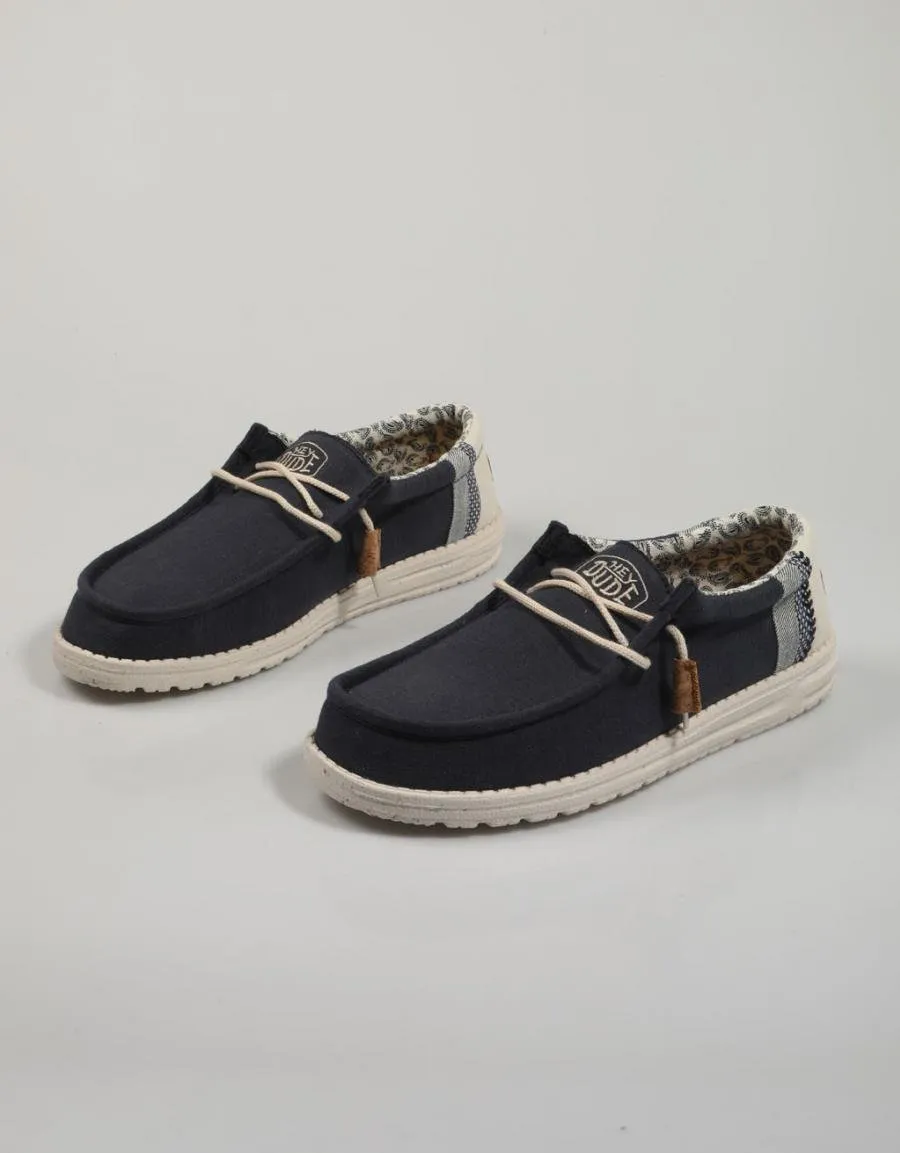  zapatos sport DUDE Wally en Azul marino 82108