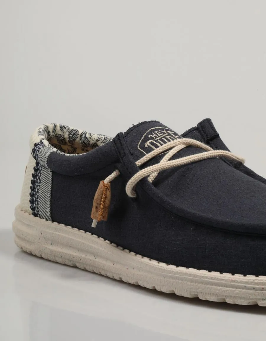  zapatos sport DUDE Wally en Azul marino 82108