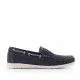 Zapatos sport Lobo catania de piel azul perforada
