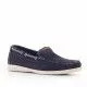Zapatos sport Lobo catania de piel azul perforada
