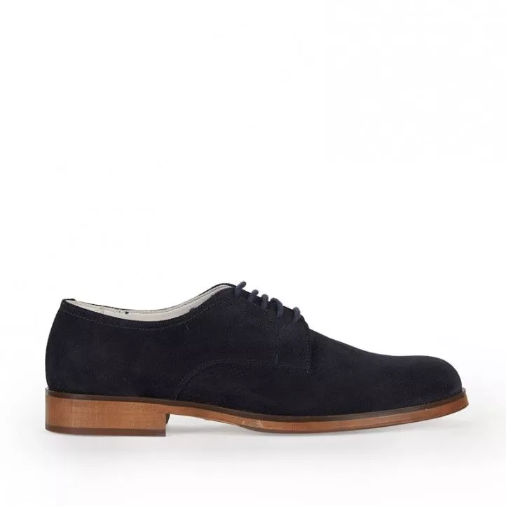 Zapatos vestir Be Cool azul oscuro con cordones