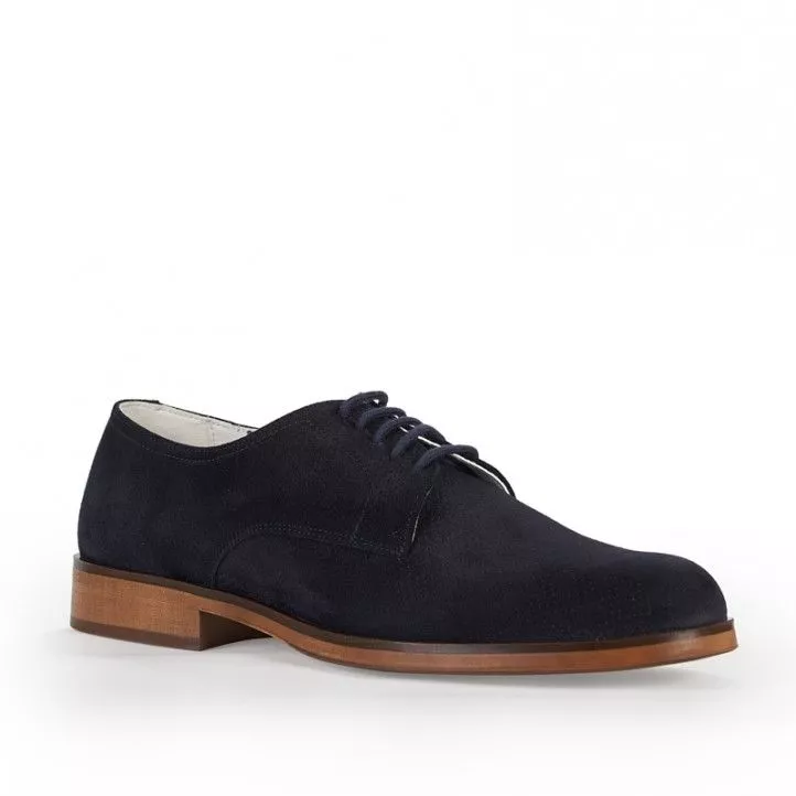 Zapatos vestir Be Cool azul oscuro con cordones