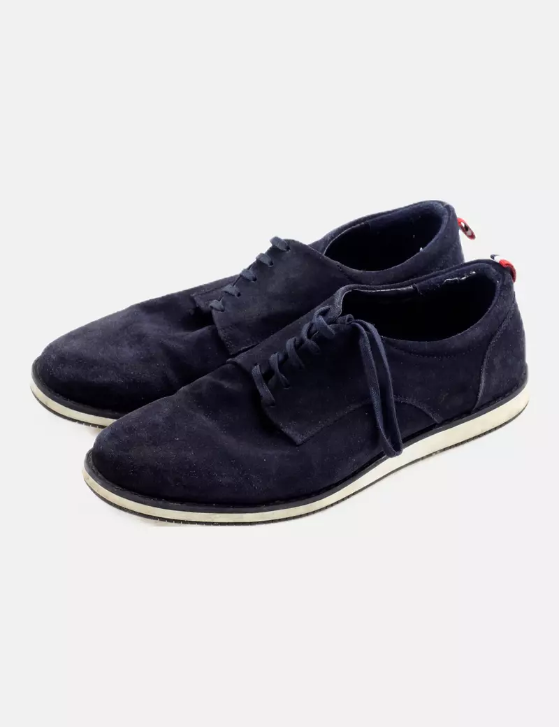 Zara Zapato casual azul marino